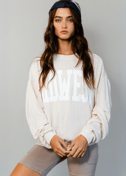 Graphic "MIDWEST" Oversized Sweatshirt - Clearance Final Sale