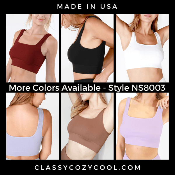 Codastone Square Neck Ribbed Base Layer Tank in Cognac - Image 3