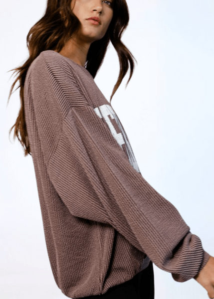 Graphic "NEBRASKA" Oversized Sweatshirt Made in USA - Image 2