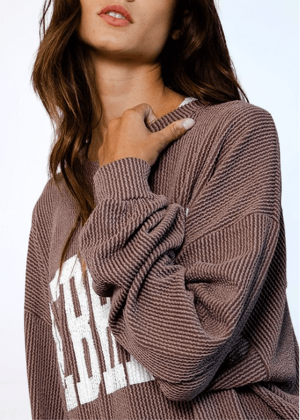 Graphic "NEBRASKA" Oversized Sweatshirt Made in USA - Image 4