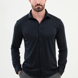 Forli Button-Up Shirt — Navy