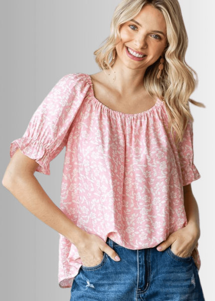 Carolina Off The Shoulder Floral Print Top - Image 2