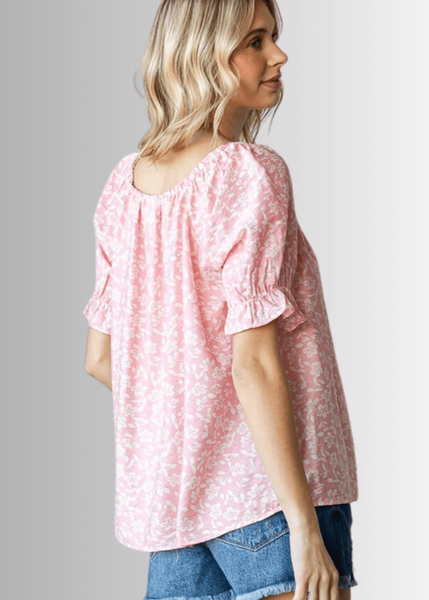 Carolina Off The Shoulder Floral Print Top - Image 2
