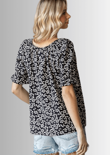 Carolina Off The Shoulder Floral Print Top - Image 3