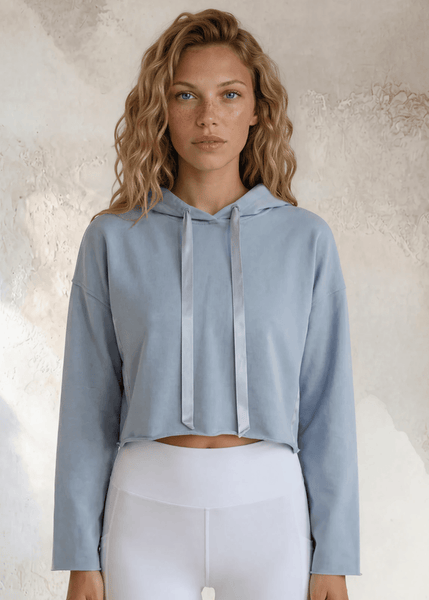 Bianca Cropped Hoodie Made in USA - Image 5