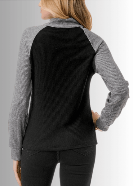 Paige Color Block Quarter Zip - Image 2