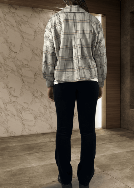 Chic Soft Suede Plaid Shacket - CLEARANCE FINAL SALE - Image 5