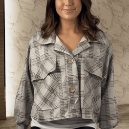 Chic Soft Suede Plaid Shacket - CLEARANCE FINAL SALE
