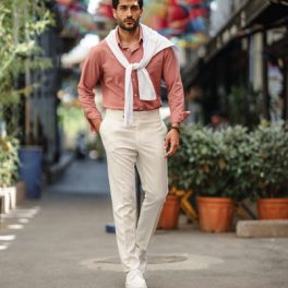 Rapallo Button-Down Shirt — Pink