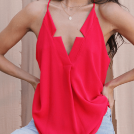 Star Neckline Tank Top