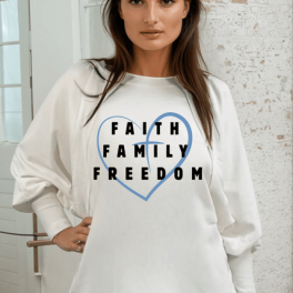 Faith Family Freedom French Terry Sweatshirt