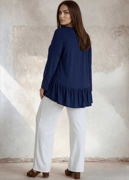 Ally Grab and Go Tunic Plus Size (Navy) Made in USA - Image 5