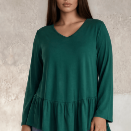 Ally Grab and Go Tunic Plus Size (Green) Made in USA
