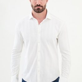 White Formal Shirt for Men.
