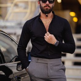 Black Long Sleeve Shirt