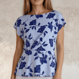 Noa Waist Tucked Short Sleeve Blouse