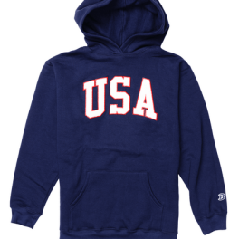 Codastone Unisex USA Chenille Hoodie