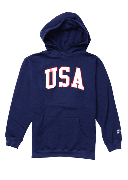 Codastone Unisex USA Chenille Hoodie