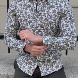 Floral Green Shirt