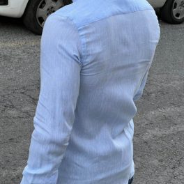 Nevada Blue Linen Shirt