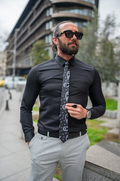 Shadow Silk Stretch Shirt