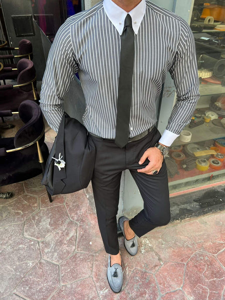 Striped Black Shirt - Image 3