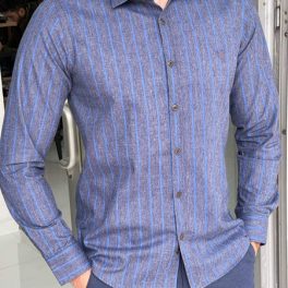 Striped Indigo Shirt