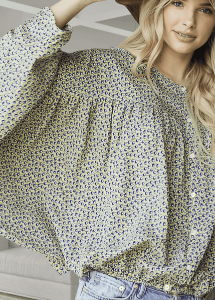 Isabella Sage Exaggerated Dolman Sleeve Top - Image 4