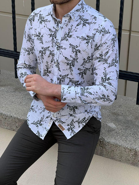 White & Khaki Shirt - Image 5