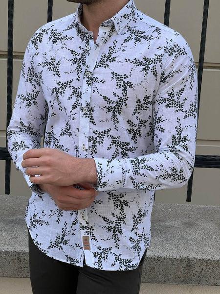 White & Khaki Shirt - Image 2