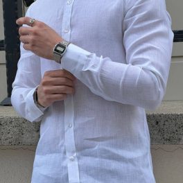 White Linen Shirt