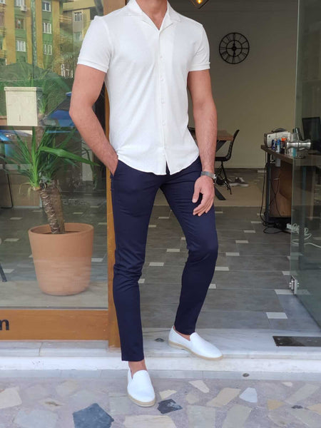 White Short Sleeve Shirt - Image 2